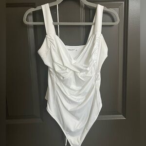 Abercrombie White Bodysuit